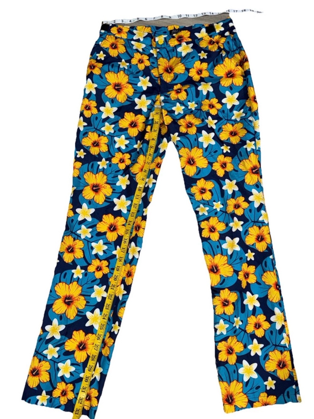 Offstream Men’s Party Suit Tropical Flowers Printed Jacket And Pants Only Size M - Picture 4 of 6